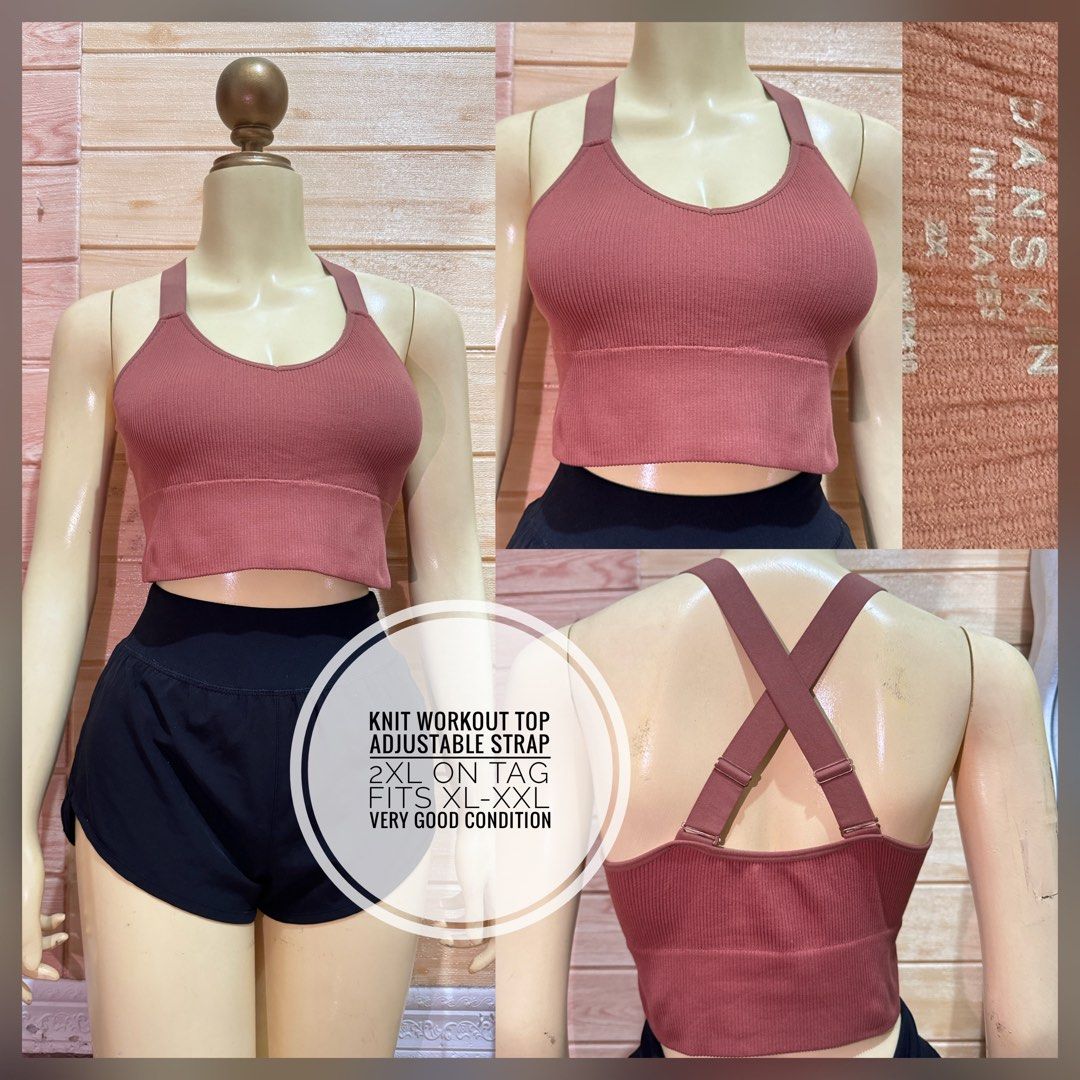 sportsbra workout tops brallete (Category: Activewear) located in Manila. Submitted by annepalanioalfaro (Listing ID 1460533521, Image 1). Description: condition and sizes attached at the photo description, pls read.