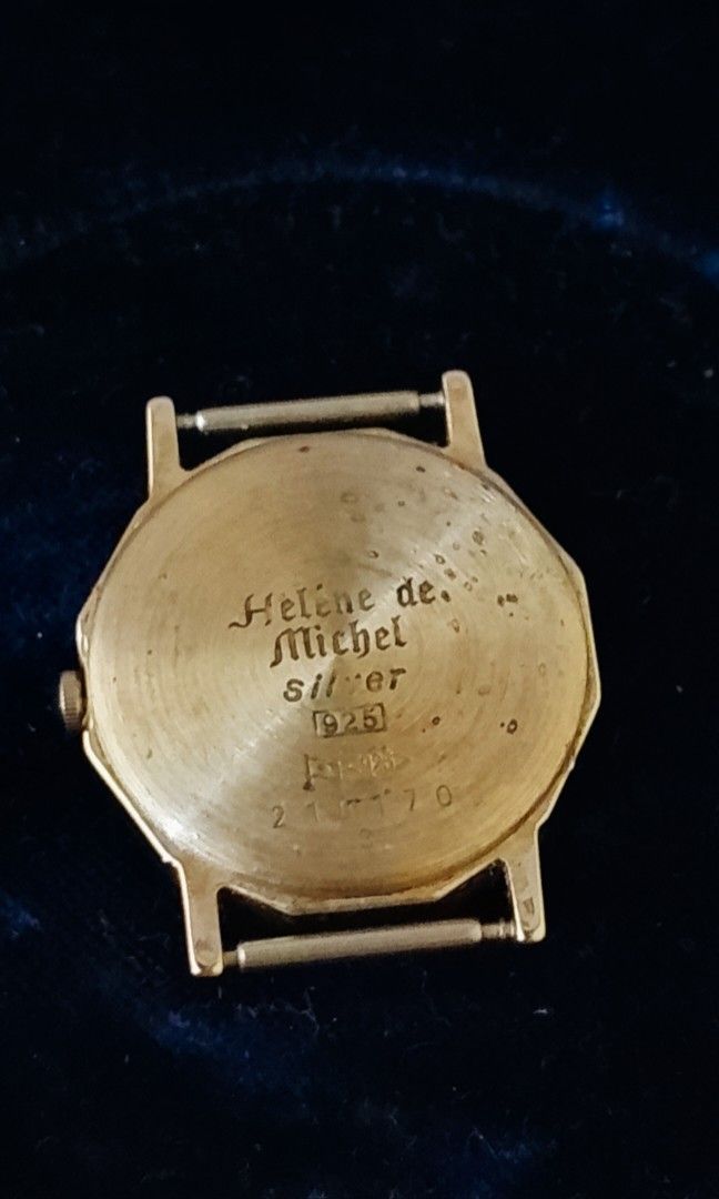 Sterling silver watch women (Category: Women's Watches) located in Manila. Submitted by julius_onlineshop14 (Listing ID 1460635975, Image 2). Description: sterling silver case watch working condition po ito need battery lang po...sa makakamine pa free ko nalang battery mabigat din sya.