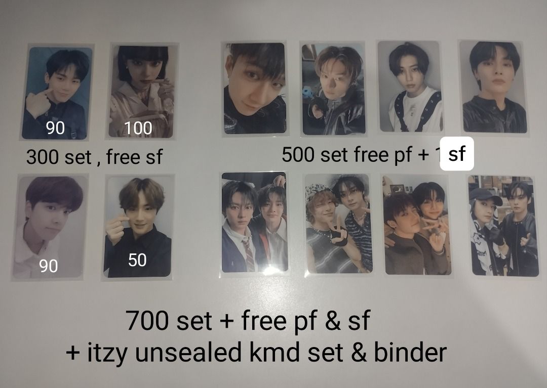 STRAY KIDS UNIT PC AND RANDOM ALBUM PC (Category: K-Wave Merchandise) located in Cavite. Submitted by azureiann (Listing ID 1460589934, Image 1). Description: Can send video condition and can nego if set dm me x @azureiann.
