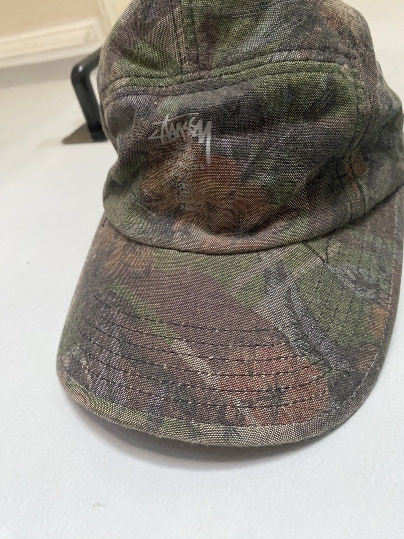 Stussy Deluxe 5 Panel Cap (Category: Caps & Hats) located in Manila. Submitted by antonvarga38504 (Listing ID 1460530712, Image 2). Description: Stussy Deluxe 5 Panel Cap - Jungle/floral print - leather strap back w/ metal clasp - rare piece .