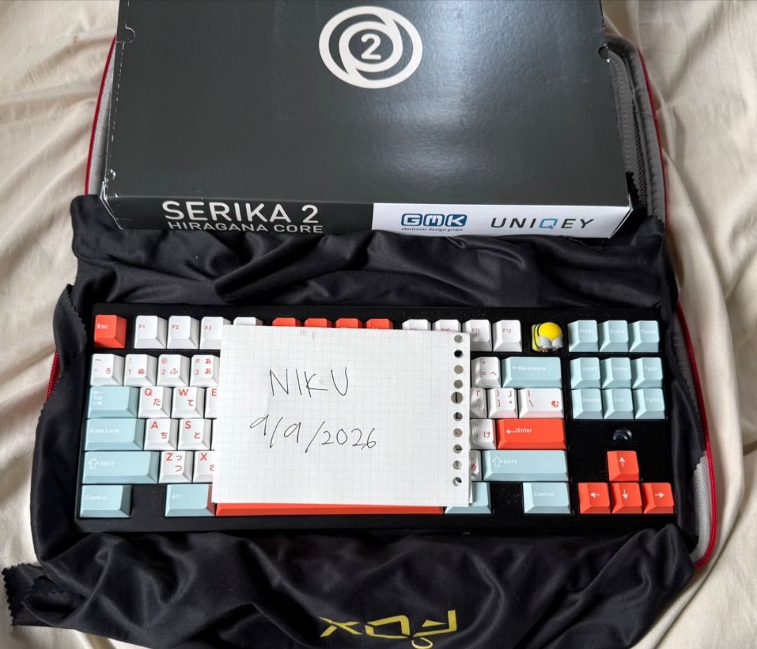 Sunset80 (Category: Computer Keyboard) located in Kuala Lumpur. Submitted by nikcy98 (Listing ID 1460540105, Image 1). Description: Brand & model : Sunset80 Price: RM400 Size or number of keys: TKL WKL Hotswap? :YES Included accessories: FR4 plate,PC plate, Item condition: 8/10 if wan full build lmk we can discuss on that.