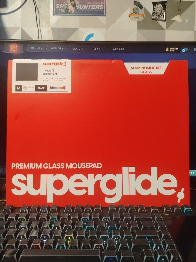 Superglide 3 Premium Glass Speed Type Mousepad (Category: Mouse & Mousepads) located in Quezon City. Submitted by projectzeroo26 (Listing ID 1460636830, Image 1). Description: - Superglide 3 Premium Glass Mousepad - Type S Speed model for fast, smooth glide - Made with durable aluminosilicate glass - Size: Medium - Color: Black - Ideal for gaming and everyday use.