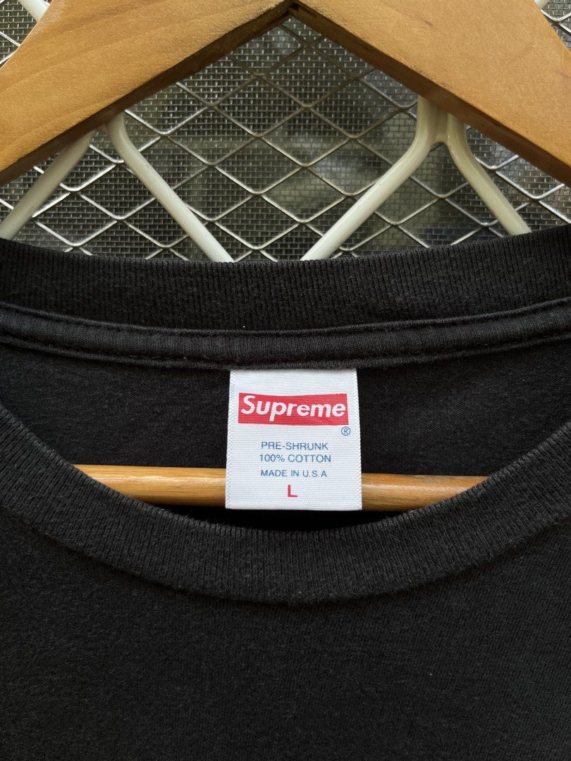 Supreme box logo (Category: Formal Shirts) located in Panaon. Submitted by adrian_galope. (Listing ID 1460515608, Image 3). Description: Supreme box logo good condition message tayo sa issue jnt courier .
