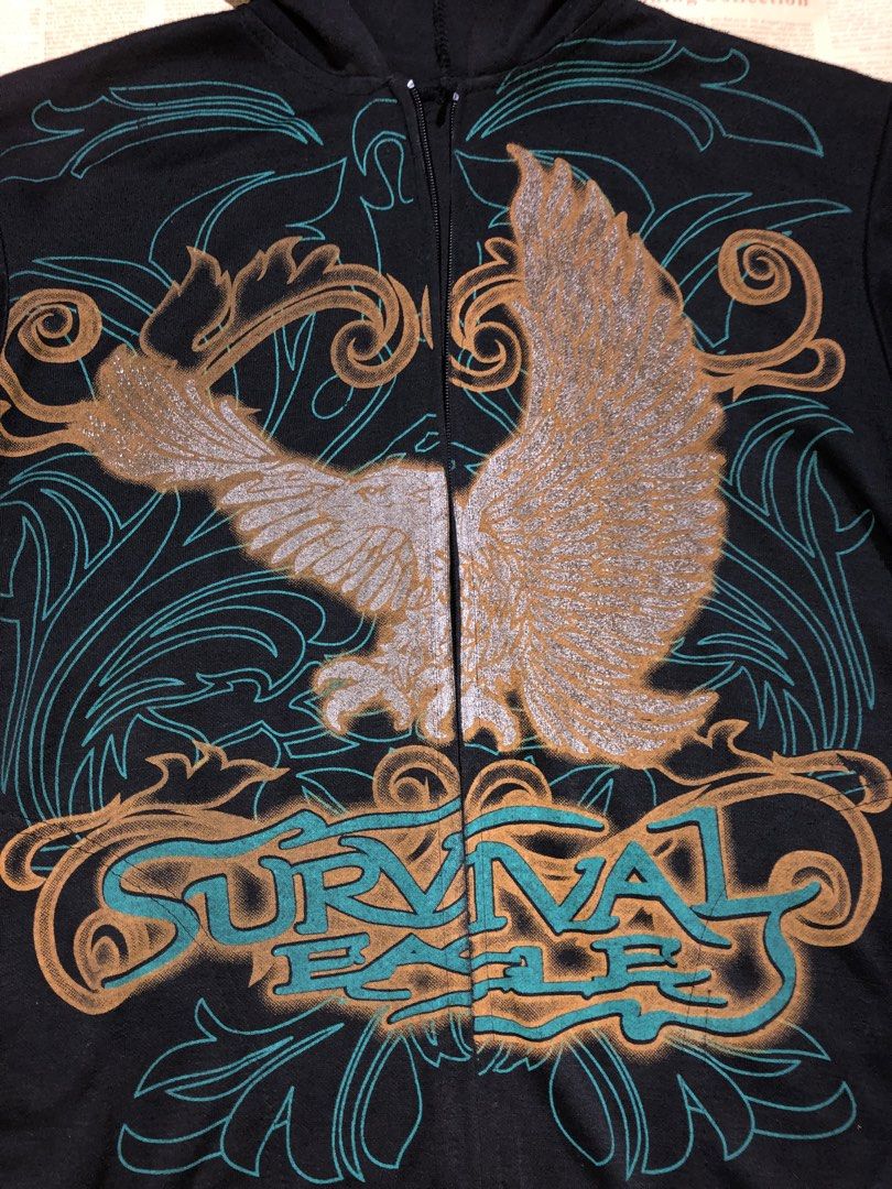 Survival Eagle Hoodie Jacket (Category: Activewear) located in Castillejos. Submitted by ry_05 (Listing ID 1460704188, Image 2). Description: 📌Cut tags na po siya.