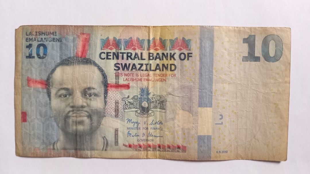 Swaziland banknote (Category: Currency) located in Manila. Submitted by gatleo (Listing ID 1460591830, Image 1). Description: Cubao meetup only..