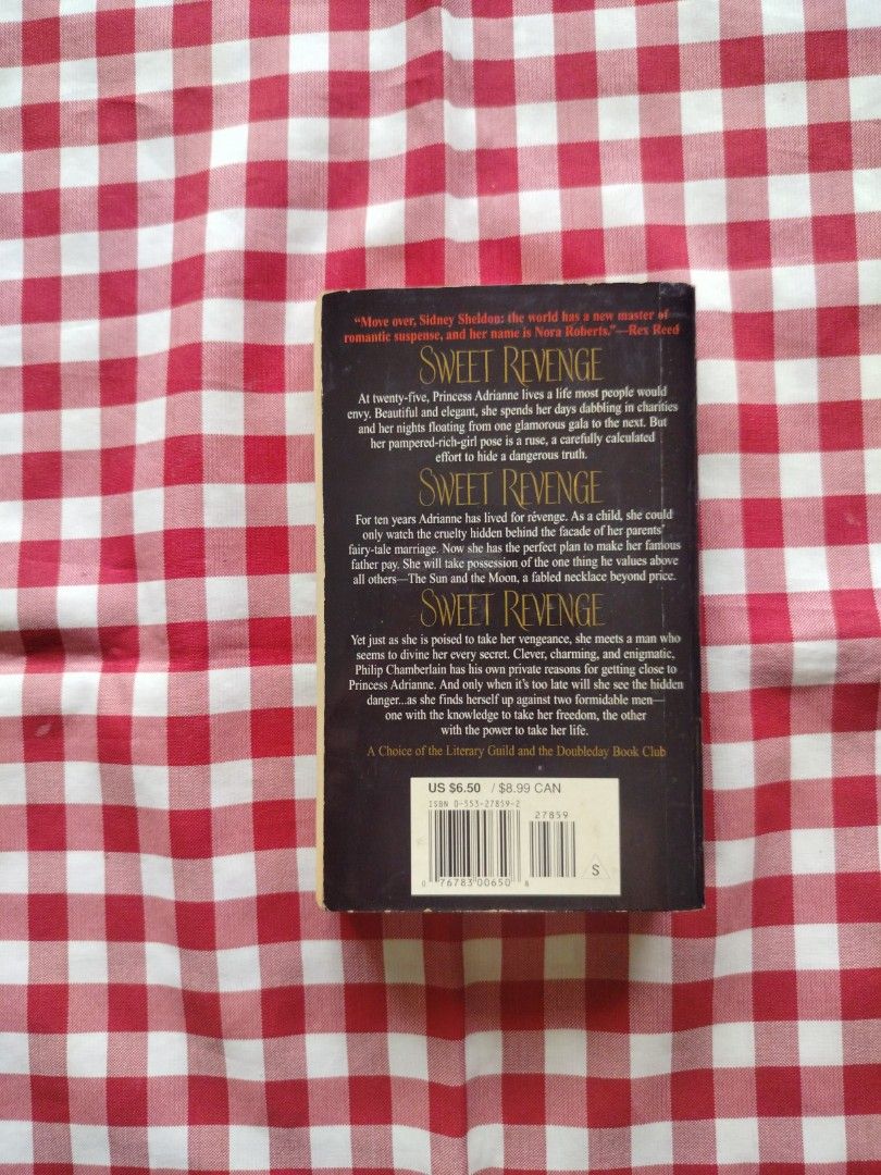 Sweet Revenge by Nora Roberts (Category: Storybooks) located in Mandaue City. Submitted by ohmygaragecebu (Listing ID 1460526056, Image 2). Description: Paperback.