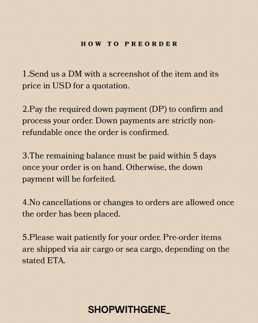 SWG Guidelines (Category: Announcements) located in Manila. Submitted by shopwithgene_ (Listing ID 1460674618, Image 1). Description: Please read 🙏.