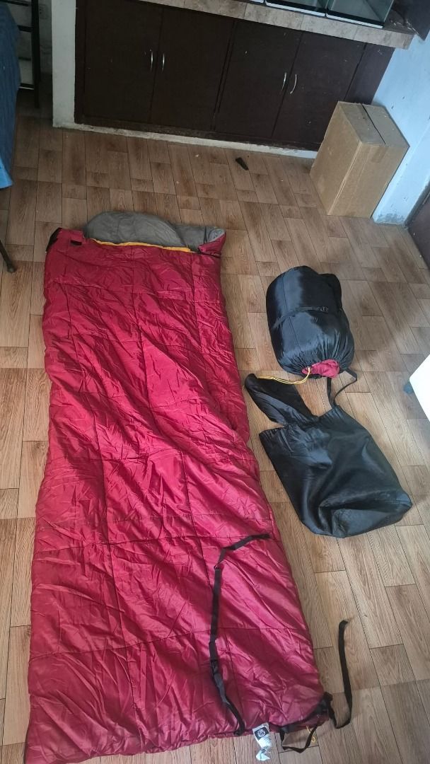 Swiss Wenger Sleeping Bag (Category: Travel Essentials & Accessories) located in Mandaluyong City. Submitted by haldevar (Listing ID 1460689223, Image 1). Description: Swiss Wenger Sleeping Bag Selling original Red Swiss Wenger sleeping bag for 1000 pesos. Used but good condition. Just needs abit of cleaning. 1 piece left. Loc: Quezon City Payment: Gcash, BPI, Maribank Delivery: Any (buyer pays shipping fee) .