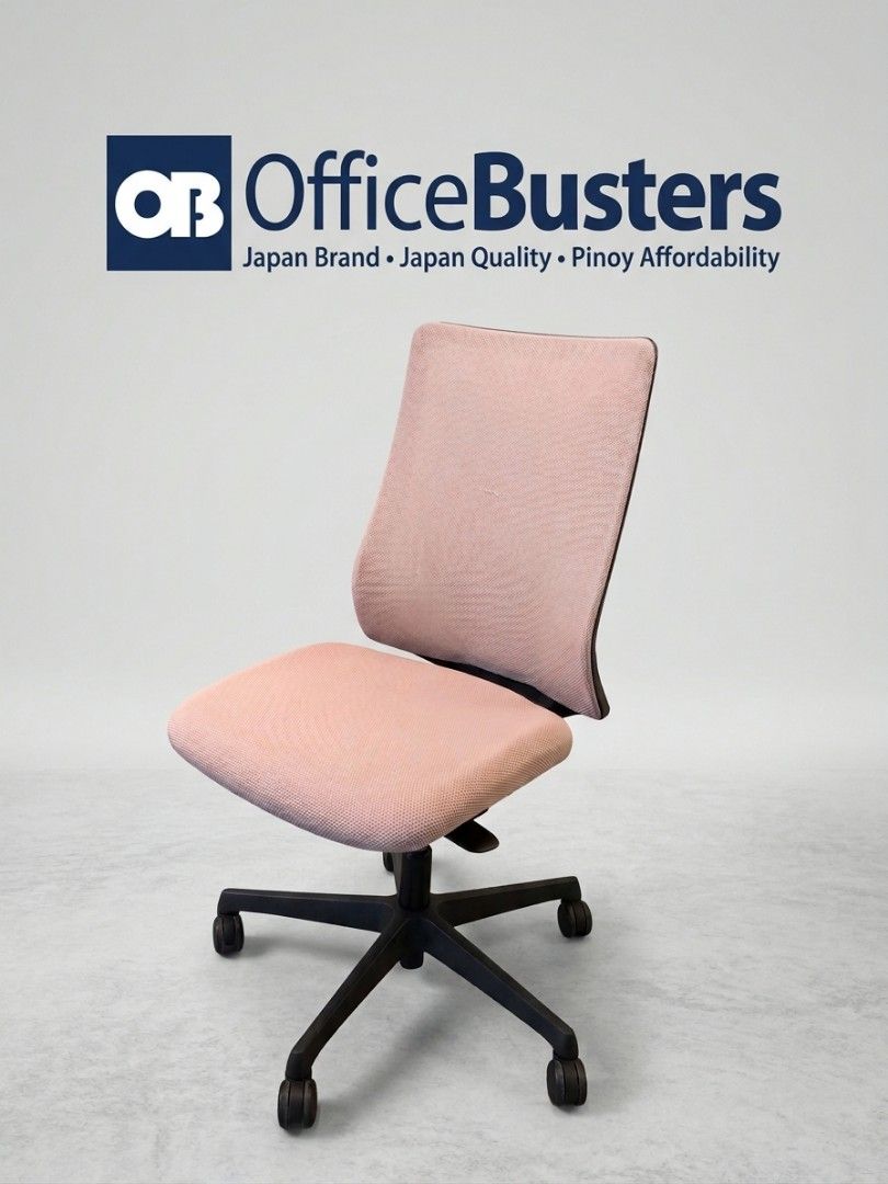 SWIVEL CHAIR (Category: Office Furniture & Fixtures) located in Valenzuela. Submitted by jesspesongco (Listing ID 1460547989, Image 1). Description: SWIVEL CHAIR BRAND: OKAMURA PRICE: 2,500 ✓Comfortable mesh back for breathability ✓Smooth rolling wheels for easy mobility ✓Perfect for home office or study Location: OfficeBusters Balintawak Look for Hesus Contact#: 09616904709.