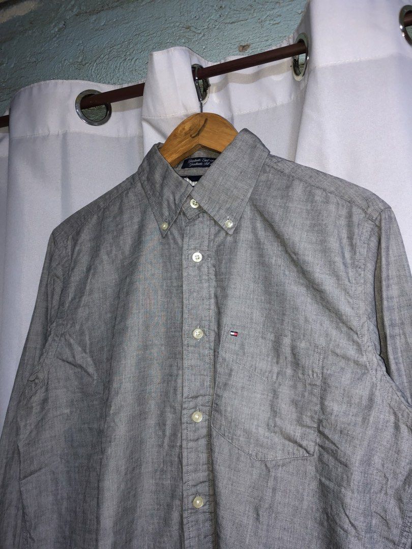T0MMY H1LF1GER BUTTON DOWN POLO LONG SLEEVE (Category: Activewear) located in Manila. Submitted by triptothrift7 (Listing ID 1460674225, Image 3). Description: pm me for fast transaction! T0MMY H1LF1GER BUTTON DOWN POLO LONG SLEEVE for only 680 size small best fit medium width 21 x 28/30 length need wash only no issue authentic legit excellent condition color rate 9/10 authentic legit mode of payment gcash or bank transfer location Biñan laguna.