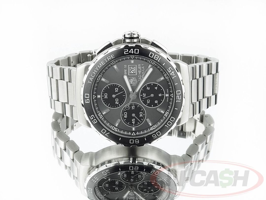 Tag Heuer Formula 1 Calibre 16 Grey Dial (Category: Luxury Watches) located in Quezon City. Submitted by luxury_by_n-cash (Listing ID 1460540134, Image 1). Description: Tag Heuer Formula 1 Calibre 16 Grey Dial Ref no. CAU2010.BA0874 Original retail price of Php 201,000 Local Tag Heuer boutique Watch comes with guarantee card, manuals, and Tag Heuer double box PhP 69,800.
