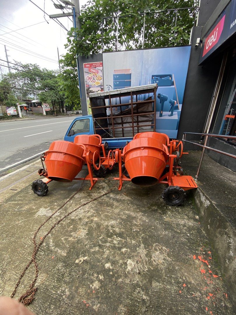T-FRAME ONE CEMENT BAGGER MIXER (Category: Announcements) located in San Pablo. Submitted by justineange628 (Listing ID 1460512798, Image 1). Description: 📢One-Bagger Cement Mixer Bundles‼️ 🔴T-frame with 7.5 Gas Engine Plus Freebies‼️ Option A. Welding Machine & Cordless Drill Option B. Portable Concrete Vibrator Option C. Impact Drill & Angle Grinder Also available in our store‼️ 🔴Light Construction Equipment 🔴Generators 🔴Grasscutters 🔴Pre