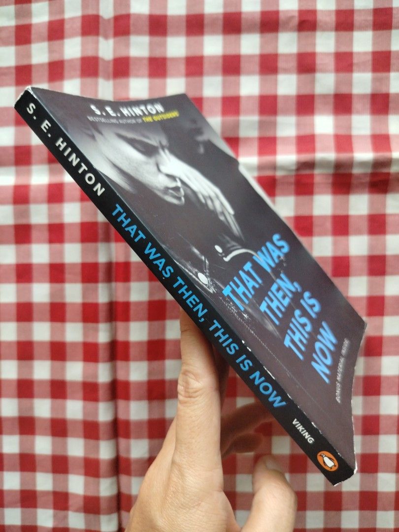That Was Then, This Is Now by S.E. Hinton (Category: Storybooks) located in Mandaue City. Submitted by ohmygaragecebu (Listing ID 1460516862, Image 3). Description: - 'That Was Then, This Is Now' by S.E. Hinton - Explores themes of growing up and evolving friendships - Paperback - By the acclaimed author of 'The Outsiders' - Like new.