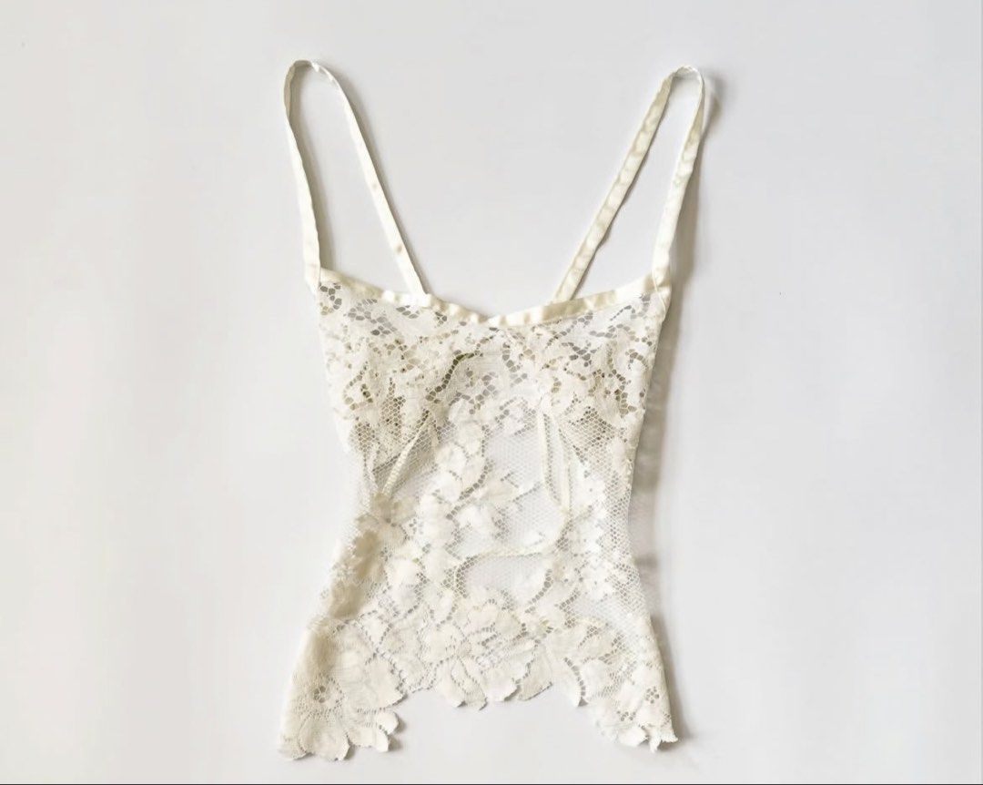 That’s Kikay White Handmade Lace Top (Category: Sleeveless) located in Makati City. Submitted by hannahdumplings (Listing ID 1460584392, Image 1). Description: That’s Kikay White Handmade Lace Top - size xs-s - bought from that’s kikay on ig - brand new, only tried on rfs: favorite but the straps are a bit too long for me huhu *photos are from thats.kikay on ig selling for same price i bought + how much i paid for sf! *sf to be paid by buyer.