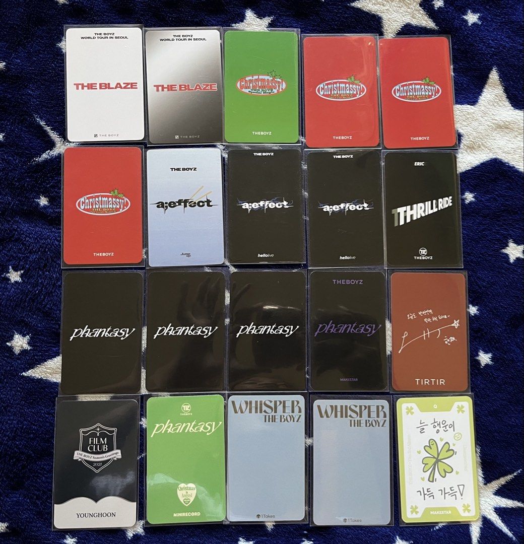 THE BOYZ RANDOM POBS (Category: K-Wave Merchandise) located in Batangas. Submitted by akemi.001 (Listing ID 1460553731, Image 2). Description: wts lfb The Boyz Random Pob mint condi x sensi ONHAND 200 each + pf&sf.
