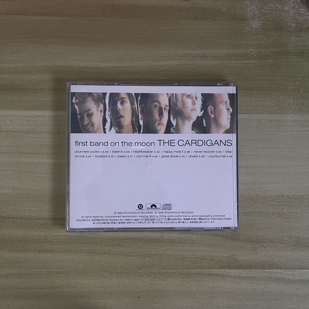 The Cardigans First Band on the Moon CD (Category: CDs & DVDs) located in Manila. Submitted by deymdaniel (Listing ID 1460607804, Image 2). Description: - Japanese pressing - Includes original obi strip - NM cd cds physicalmedia album albums music audiocd jewelcase authentic original rock alternativerock 90s 2000s vintage collector collection .