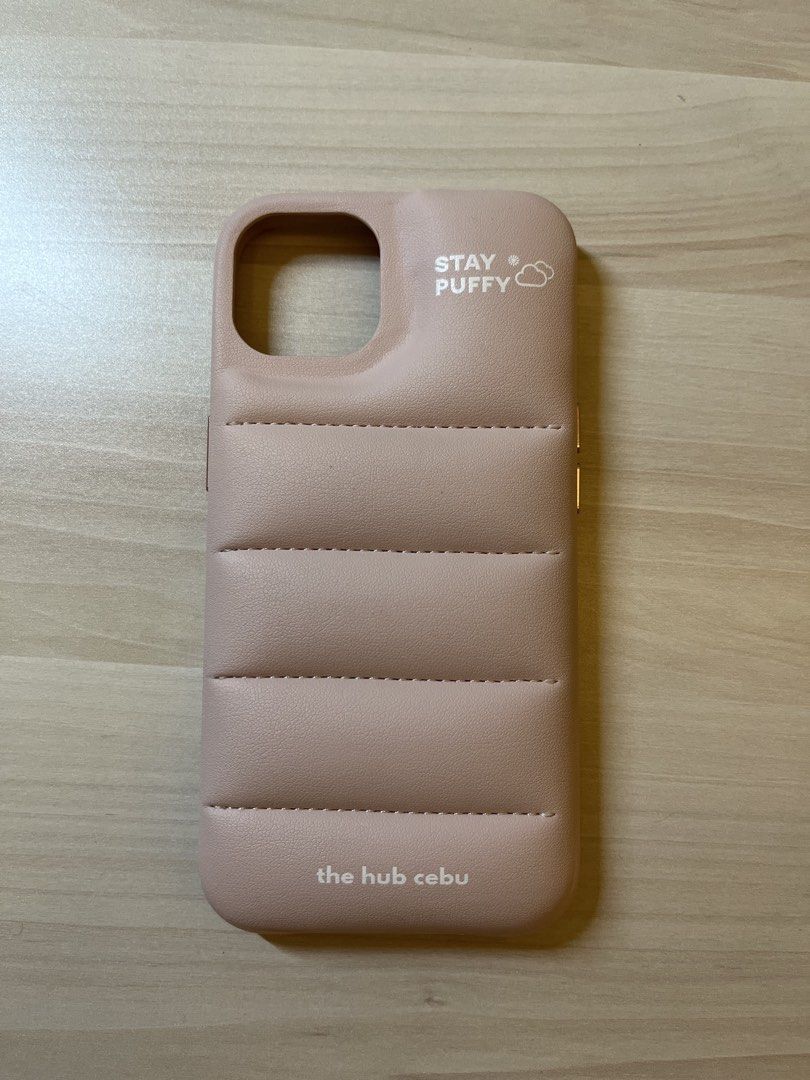 The Hub Cebu Puffer Case in Cotton Candy (Category: Cases & Sleeves) located in San Juan City. Submitted by arcu04 (Listing ID 1460627594, Image 1). Description: well used with minor peeling at the bottom.