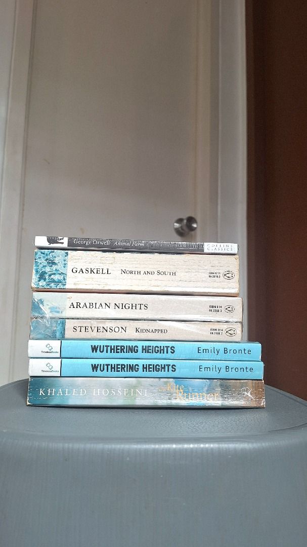 The Kite Runner (Category: Storybooks) located in Calamba. Submitted by just_yel (Listing ID 1460593987, Image 1). Description: The kite runner (200) Wuthering Heights by Emily Bronte brand new sealed (150 each) North and South by Elizabeth Gaskell (100) Kidnapped by Robert Louis Stevenson (50) Arabian Nights (100) Animal farm brand new sealed (200) Mod: jnt/lalamove Mop: gcash/maya 📍Calamba, Laguna.