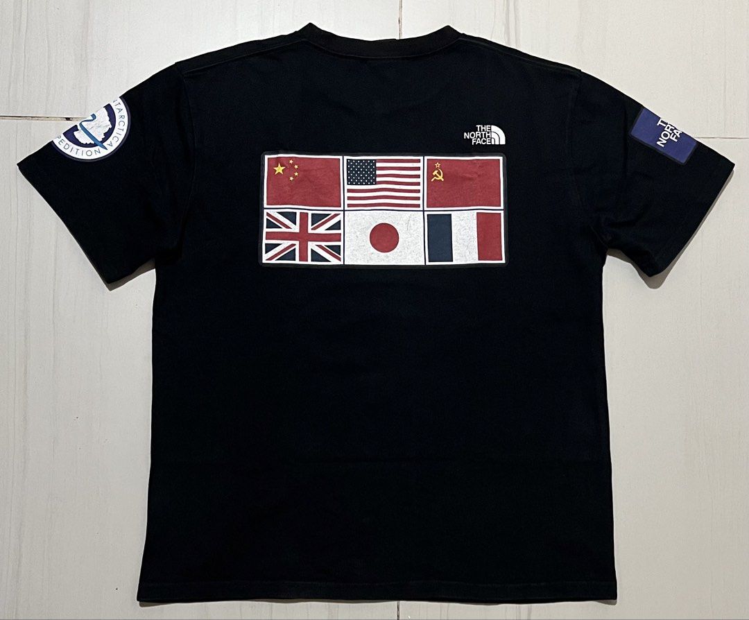 The North Face (Category: Tshirts & Polo Shirts ) located in Caloocan City. Submitted by zachlevi2020 (Listing ID 1460559623, Image 2). Description: The North Face Country Flas USA, China, Japan, France,UK, Soviet Union Xl On Tag W-21.5 L-27.