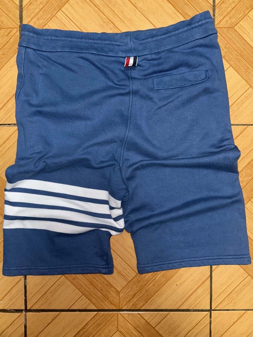 Thom Browne Classic 4-Bar Sweatshorts (Category: Luxury Apparel) located in Manila. Submitted by zerowastethriftco. (Listing ID 1460688827, Image 2). Description: 10/10 Color Rate As New Condition Heavy Cotton Size 2.