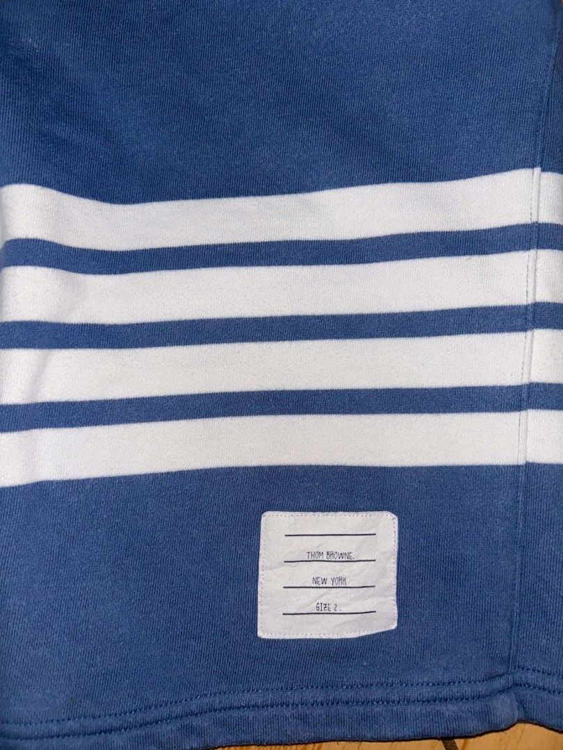 Thom Browne Classic 4-Bar Sweatshorts (Category: Luxury Apparel) located in Manila. Submitted by zerowastethriftco. (Listing ID 1460688827, Image 3). Description: 10/10 Color Rate As New Condition Heavy Cotton Size 2.