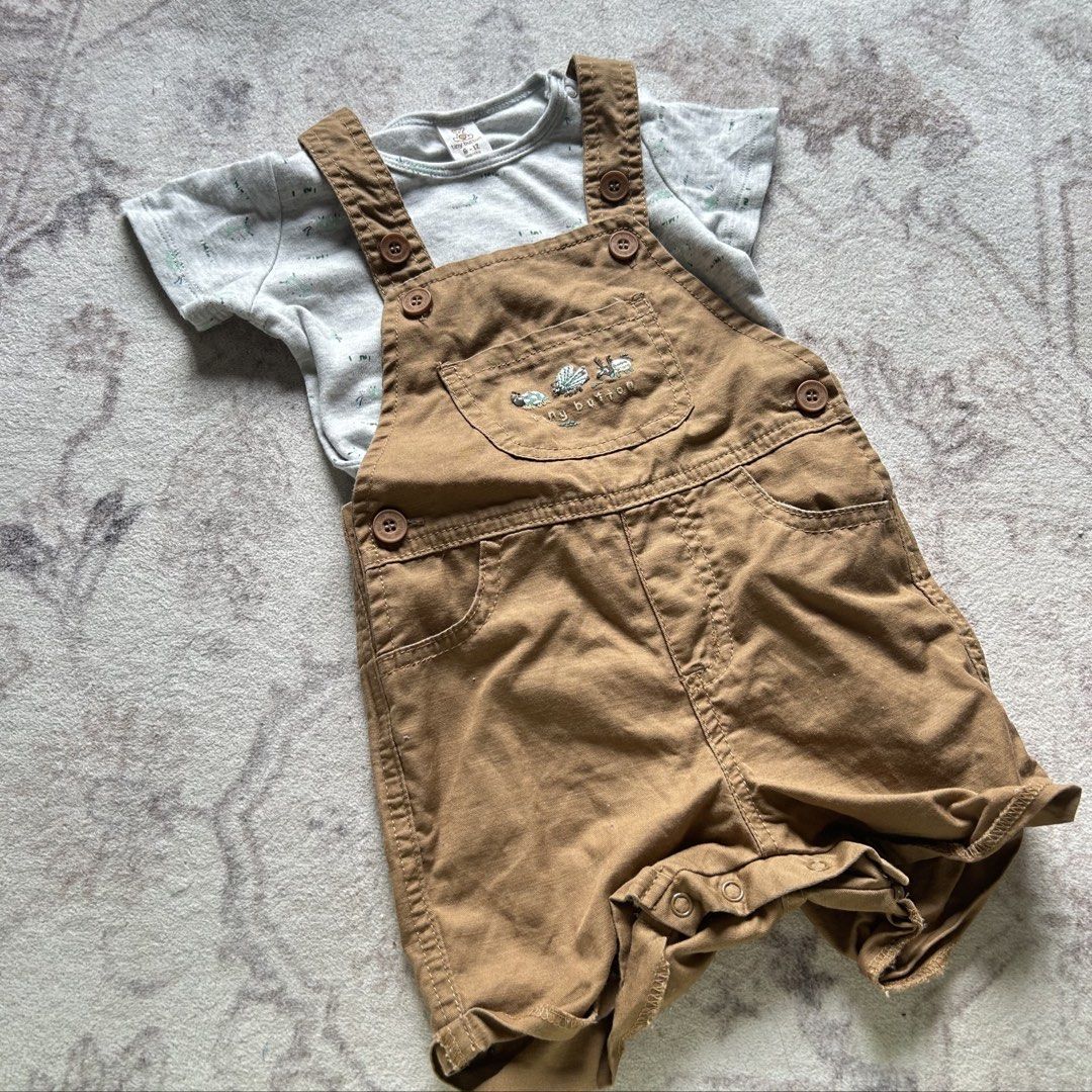 Tiny Button Overall (Category: Babies & Kids Fashion) located in Tangkak. Submitted by cherrydmoment (Listing ID 1460514933, Image 3). Description: Tiny Button Overall in size 6/12 months (UNISEX) Retail price was RM99 and it is still available in Tiny Button stores, only want to let go for RM35 only My baby only wore it once, doesn’t fit him anymore .