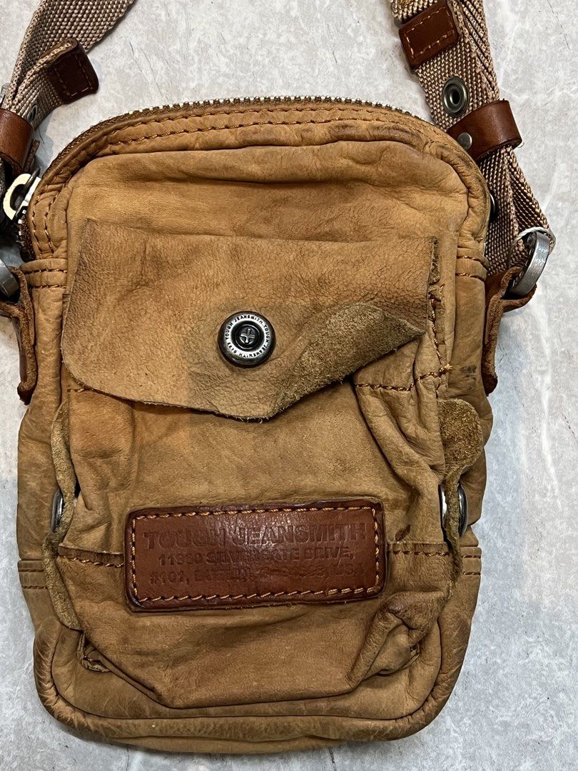 tough jeans leather bag (Category: Cross-body Bags) located in Quezon City. Submitted by brand.selection (Listing ID 1460630343, Image 2). Description: tough jeans.