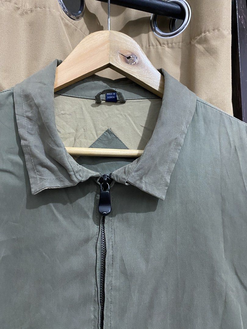 Trader Bay Harrington Jacket (Category: Coats, Jackets and Outerwear) located in Cabanatuan. Submitted by jamaicac (Listing ID 1460511587, Image 3). Description: moss green size Large 24/27 boxy type .