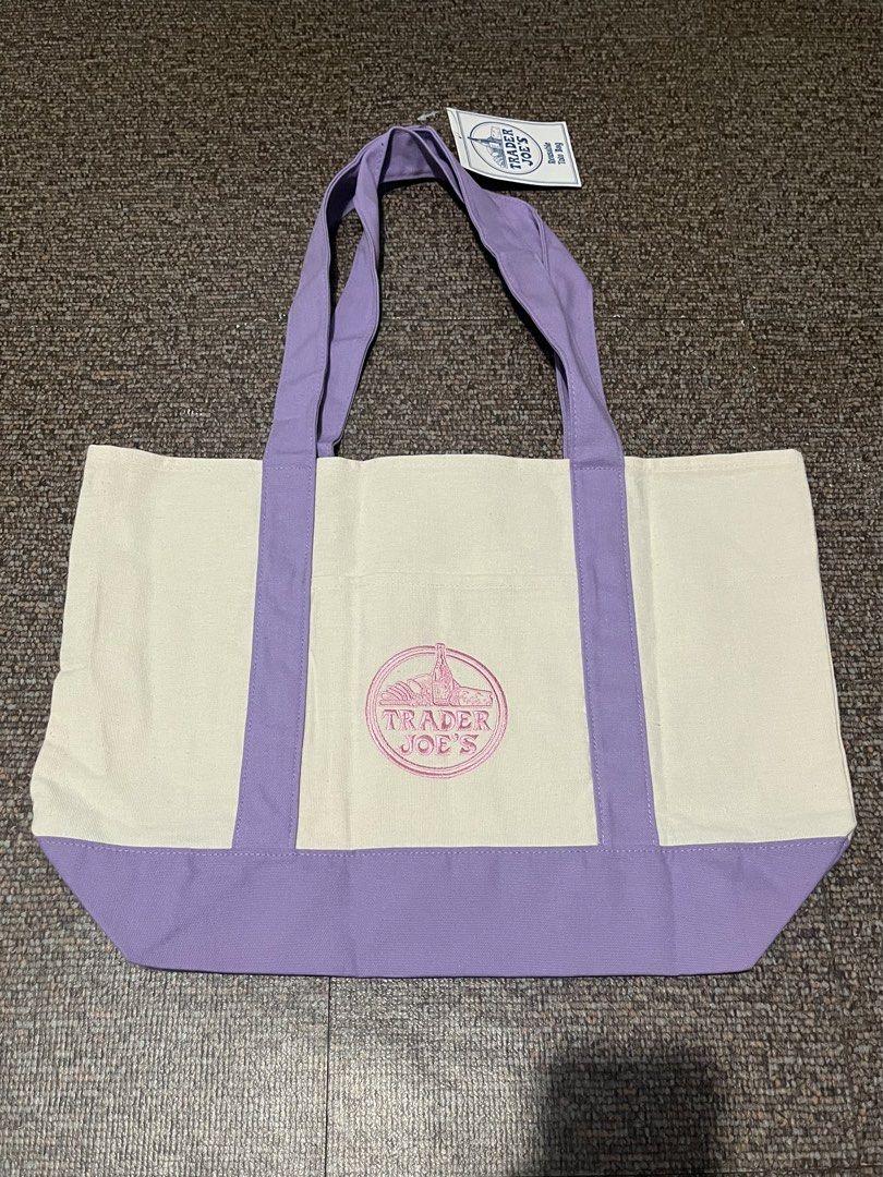Trader Joe’s Purple Tote Bag (Category: Tote Bags) located in Taguig. Submitted by ryv0.o (Listing ID 1460624847, Image 1). Description: Trader Joe’s Purple Tote Bag - Bought from Trader Joe’s - Authentic MOD: Lalamove/J&T MOP: GCash.