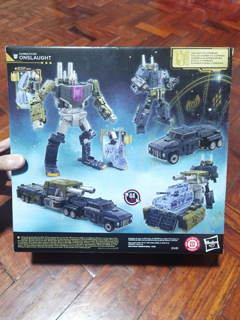 Transformers Combaticon Onslaught (Category: Action & Battle Toys) located in San Juan City. Submitted by onlinecabinet (Listing ID 1460663876, Image 2). Description: 100% AUTHENTIC & ORIGINAL BRAND NEW & SEALED Transformers Combaticon Onslaught (Part of Bruticus) Contact 0917-566-6162 Delivery via LBC, Grab or Lalamove - charge to buyer.