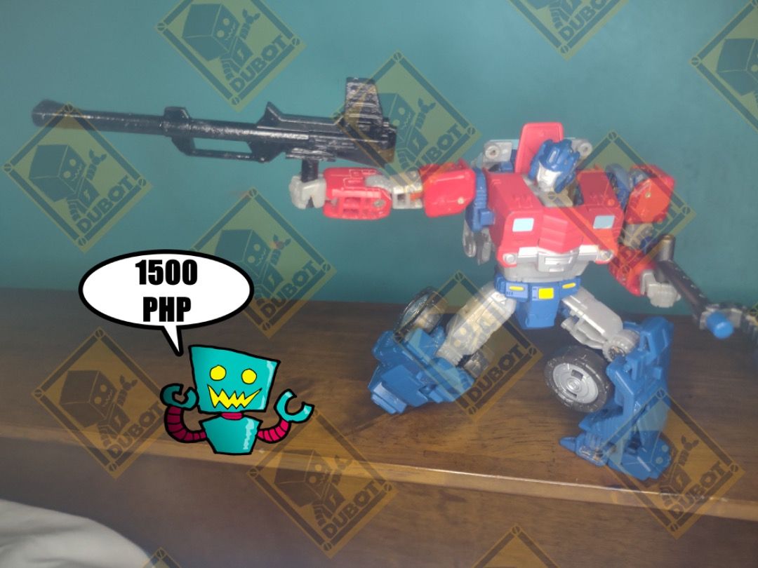 TRANSFORMERS LEGACY DELUXE ORION PAX (Category: Action & Battle Toys) located in Navotas City. Submitted by christianmarkvidallo (Listing ID 1460697119, Image 3). Description: TRANSFORMERS LEGACY DELUXE ORION PAX Figure is Complete and In Very Good Condition Tight Joints Great Paint Apps MISSING AXE BLADES MISSING ENERGY RIFLE FREE CUSTOM ION BLASTER 1500 PHP Item Location: Project 8, Quezon City Payment Options: Gcash/ BDO Deposit Shipping Optio