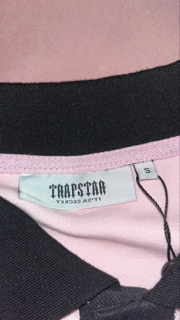 Trapstar Pink Polo Shirt Size S (Category: Tshirts & Polo Shirts ) located in Manila. Submitted by ashwenn (Listing ID 1460653544, Image 2). Description: - Authentic Trapstar Polo Shirt - SIZE SMALL - 20WIDTH 27LENGTH - NEVER BEEN USED NEVER BEEN WORN - AUTHENTHIC SCANNABLE QR CODE - GOOD CONDITION, NO ISSUE! - CAN DI MEET UPS OR LALAMOVE JNT PACO MANILA PANDACAN NEGO!!.