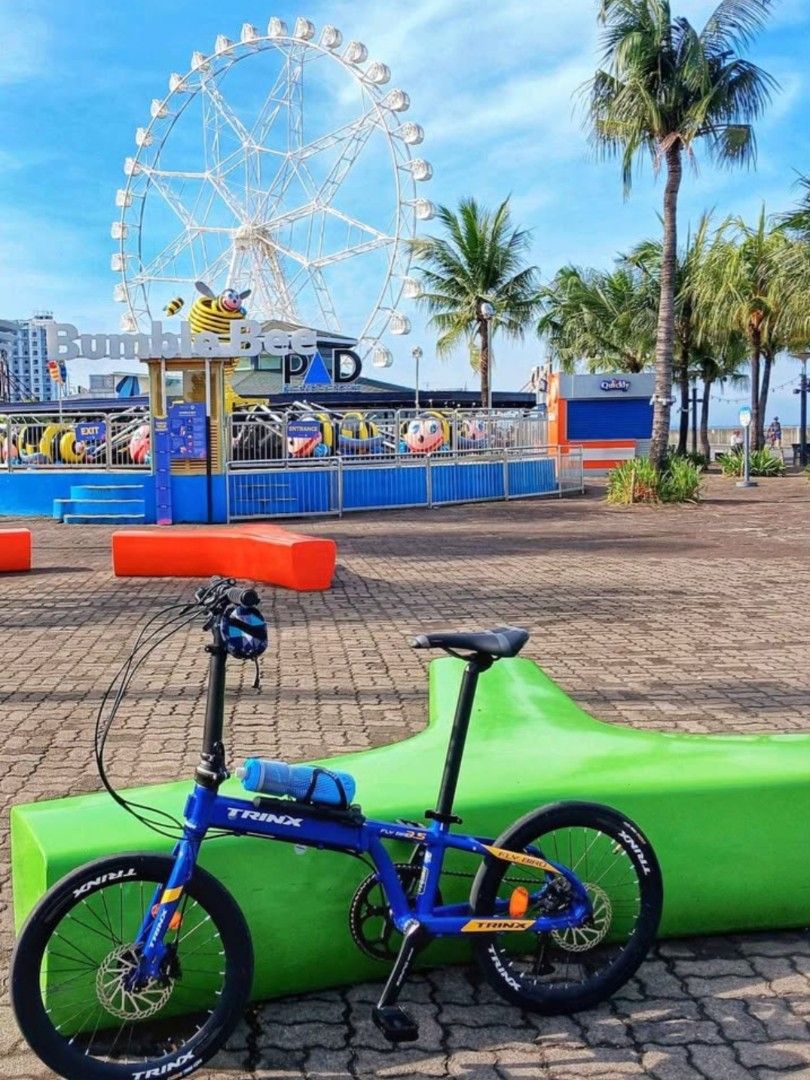 Trinx FlyBird 3.5 (Category: Bicycles) located in Manila. Submitted by dexterrino81325 (Listing ID 1460539074, Image 1). Description: * all stock * 3 times lang nagamit sa sunday car free * bike lang mismo hindi kasama ang water bottle, tool bottle, front bag PRICE: 10,000 non-negotiable For pick up only dito sa bahay, Pandacan Manila area ‼️‼️ RFS: Quit Biking.