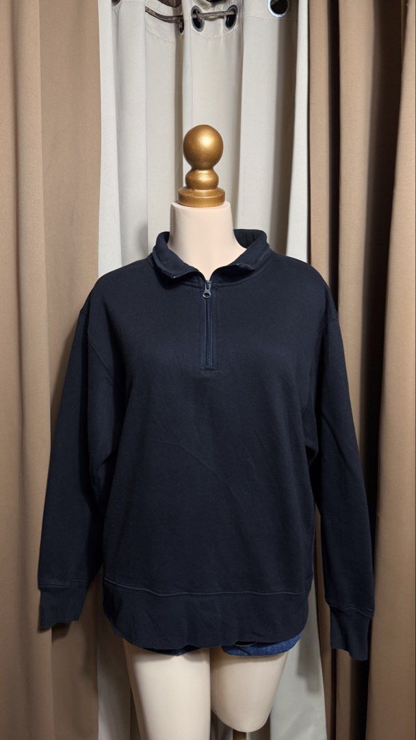 Tuff Athletics half-zip sweatshirt (Category: Coats, Jackets and Outerwear) located in Pateros City. Submitted by jnnhfrnndz (Listing ID 1460513426, Image 2). Description: Tuff Athletics Super good/high quality Freesize up to Large Need wash ✨ NEW ARRIVALS! ✨ BRANDED HOODIES & SWEATERS 🧥💗 📌 UKAY ITEMS / PRELOVED 📌 Please MANAGE YOUR EXPECTATIONS — these are ukay pieces, so may possible signs of usage, minor stains, fading, or other imperfecti
