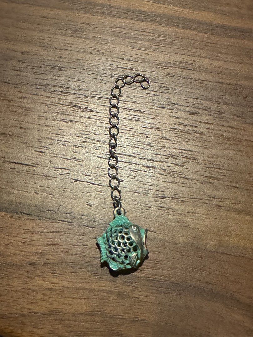 turquoise fish charm (Category: Charms) located in Manila. Submitted by de_clutterph (Listing ID 1460688805, Image 1). Description: .