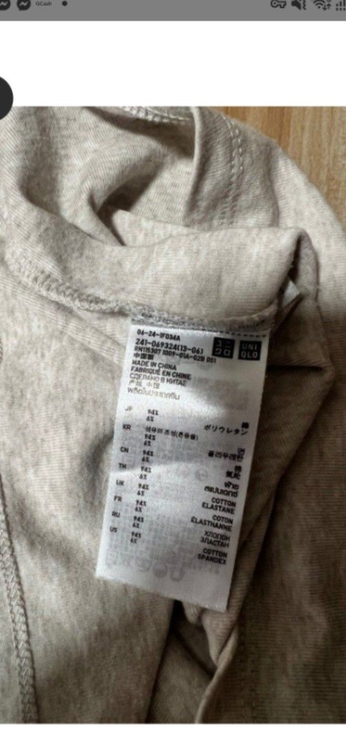 Uniqlo Long Sleeve Top Beige (Category: Longsleeves) located in Mandaluyong City. Submitted by bravelion.d7402c (Listing ID 1460570281, Image 3). Description: - Uniqlo Long-Sleeved Top - Color: Beige - Material: Soft and Comfortable Fabric - Style: Great for layering or wearing on its own - Fit: Please check measurements in photos for best fit - Versatility: Simple and versatile piece for your wardrobe.