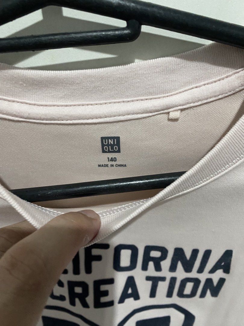 Uniqlo size 140 (Category: Babies & Kids Fashion) located in Manila. Submitted by adrianbrillante (Listing ID 1460523171, Image 3). Description: Preloved Size 140 None issue Loc brgy aurora QC.