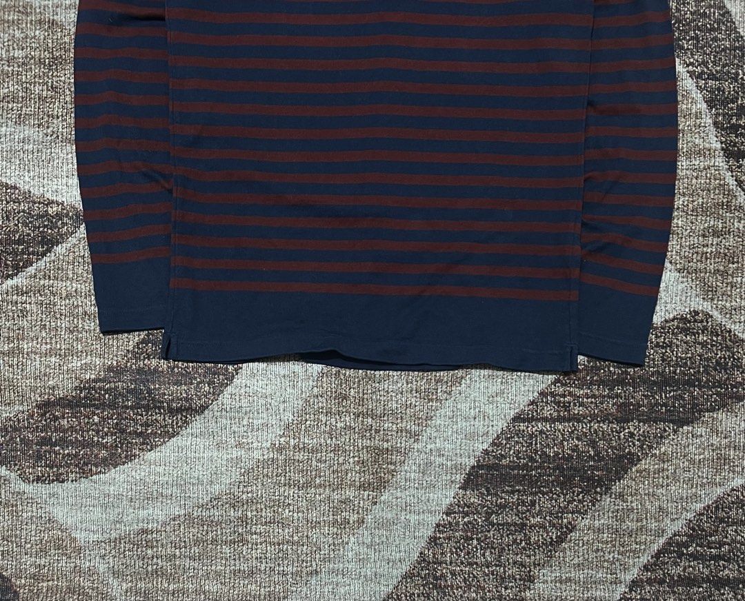Uniqlo Stripe Sweatshirt (Category: Coats, Jackets and Outerwear) located in Rizal. Submitted by ithriftph_ (Listing ID 1460661461, Image 3). Description: 🔻 Details 🔻 Uniqlo Stripe Sweatshirt Large on tag (Good fit in Medium if tuck in style) Width: 19" Length: 28" Color rate: 9/10 Condition: 9.5/10 No issue Price: 250 pesos Reminders: Color may vary due to lighting and your screen resolution. Note: Ready to wear (already washed) Mode of Paymen