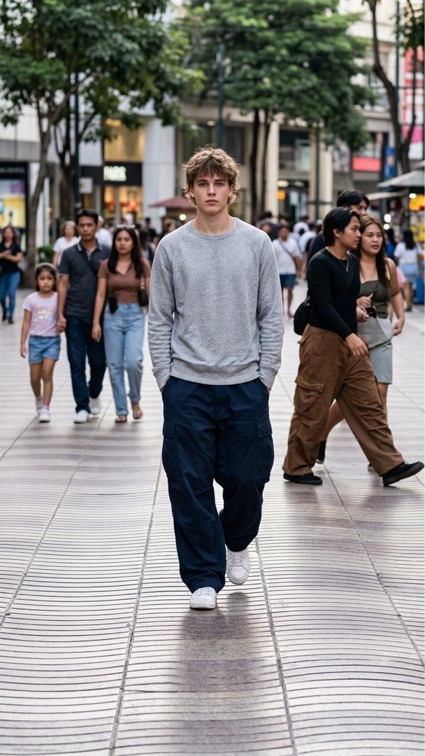 Uniqlo Sweatshirt / Crewneck (Category: Coats, Jackets and Outerwear) located in Rizal. Submitted by ithriftph_ (Listing ID 1460663756, Image 2). Description: 🔻 Details 🔻 Uniqlo Sweatshirt Ash Gray colorway Medium Width: 21" Length: 26" Color rate: 9/10 Condition: 9/10 Issue: Barely noticeable stain (see last pic) Price: 280 pesos Reminders: Color may vary due to lighting and your screen resolution. Note: Ready to wear (already washed) Mode of 