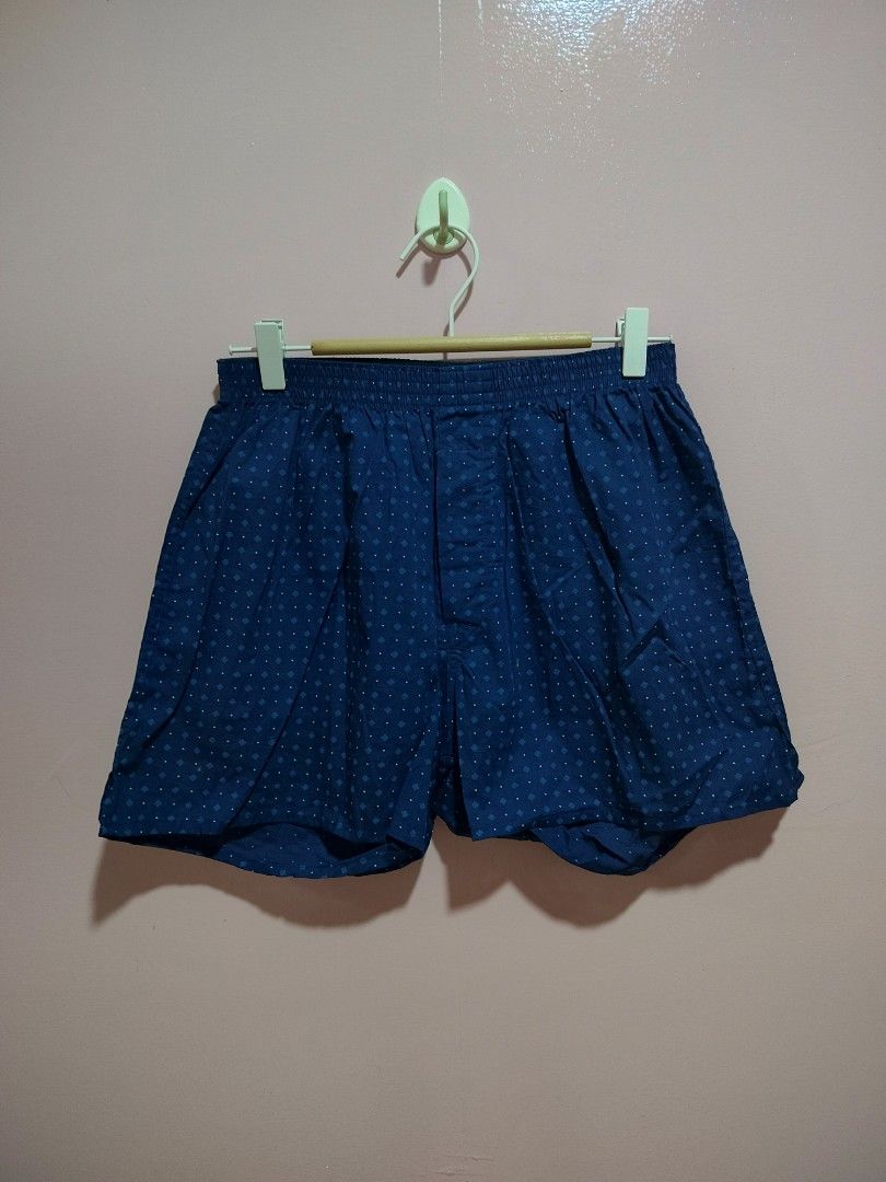 Uniqlo Woven Small Patterned Trunks (Category: Shorts) located in Ilagan. Submitted by judzkulot (Listing ID 1460683060, Image 1). Description: 📢📢📢NEW COLLECTIONS📢📢📢 💥💥SELECTED BRANDED UKAY💥💥 💥Used but not abused 💥 With signs of use and minimal flaws 💥Please check each photo carefully for the item's condition 💥Manage your expectations kase ukay po ito ❌BAWAL NA BAWAL SA MASELAN😉 Size : XL on tag (34-36 W') As new condition 📌Please