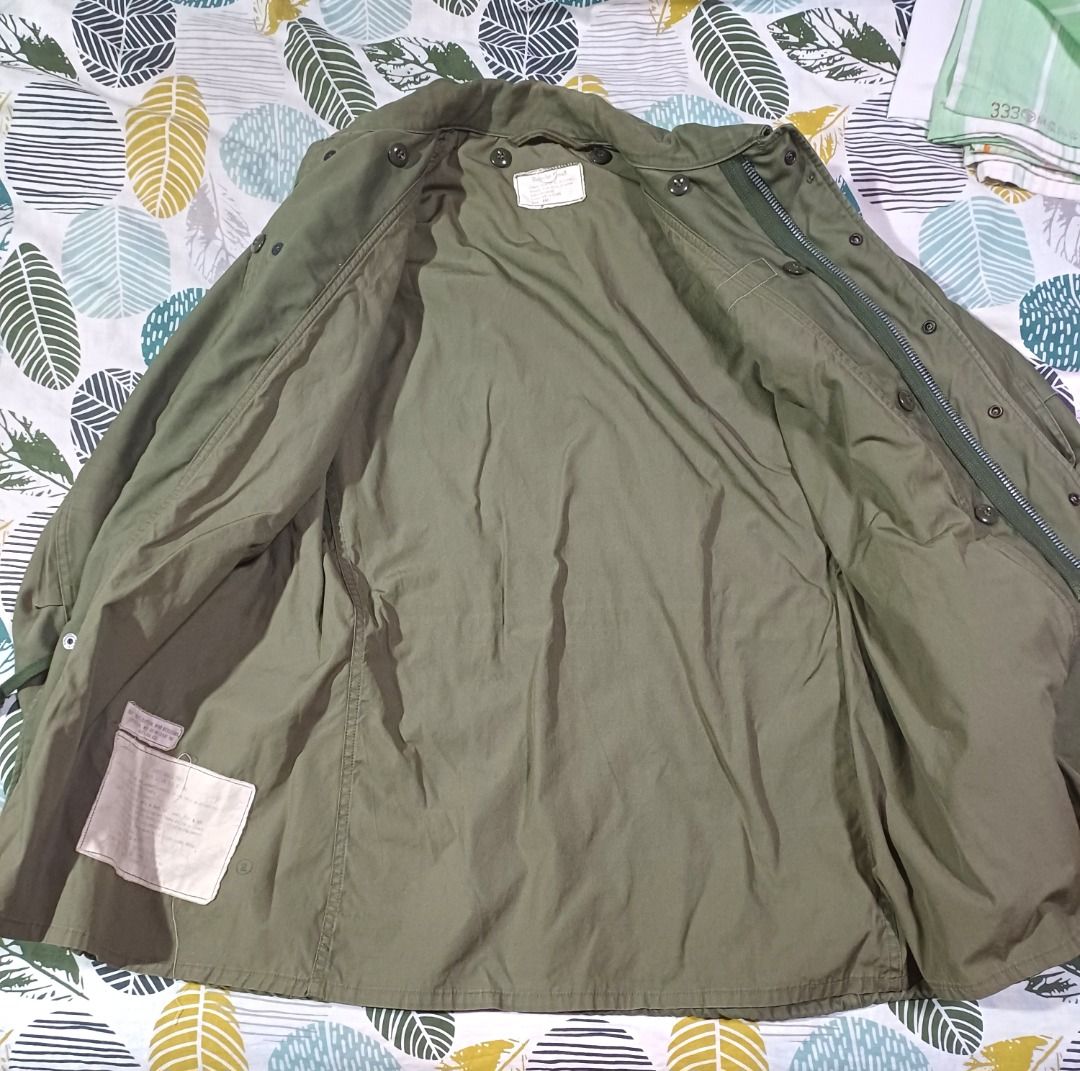 US Army M51 M65 OG107 Field Jacket Small Regular (Category: Coats, Jackets and Outerwear) located in Manila. Submitted by alcollek (Listing ID 1459817823, Image 2). Description: - Authentic US Army field jacket - Classic OG107 color - "U.S. ARMY" patch on chest - Multiple functional pockets - Secure button and CROWN zipper closure - Adjustable drawstring waist for a custom fit - Ideal for outdoor adventures or a stylish look 🏷️ 1962 Production /