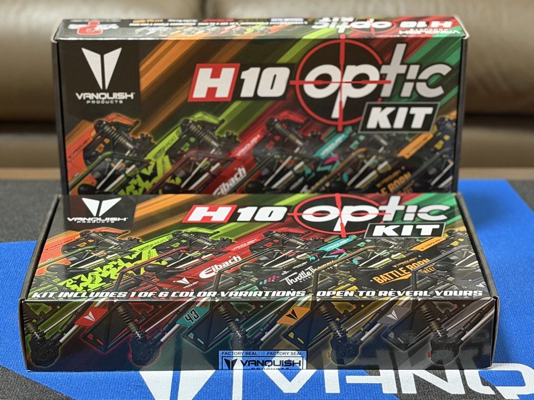 Vanquish Products H10 Optic Kit (Category: Gundam & Model Kits) located in Quezon City. Submitted by snowwwiee (Listing ID 1460710748, Image 1). Description: - Brand new Vanquish Products H10 Optic Kit - Factory sealed box - Includes one of six random color variations Can Ship via Lalamove within Metro Manila LBC outside Metro Manila #vanquishph #rc .