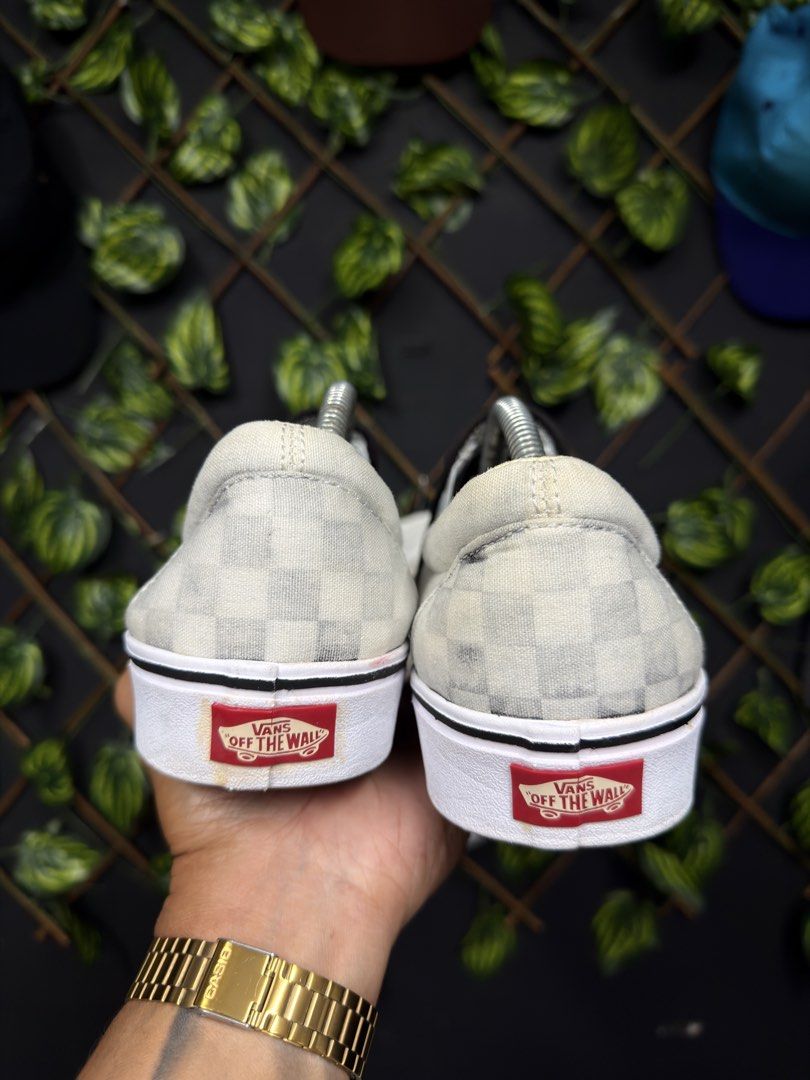 Vans Classic Slip-On Checkerboard Shoes (Category: Sneakers) located in Manila. Submitted by raven236 (Listing ID 1460537879, Image 3). Description: - Classic Vans Checkerboard Slip-On design - Easy slip-on style for convenience - Subtle, iconic checkerboard pattern - White sole with black trim - Ideal for everyday casual outings.