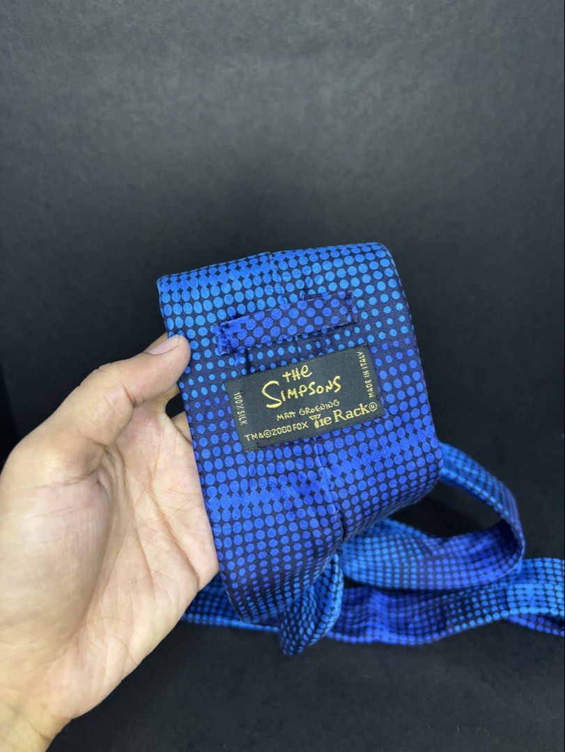 Vintage 2000 The Simpsons silk necktie (Category: Ties) located in Tuguegarao City. Submitted by road.thriftnvintage (Listing ID 1460671998, Image 3). Description: 📍 Location: Tuguegarao City, Cagayan 📌 Please check photos and description carefully before buying. ✅ First to pay will get the item. 📦 Pre-loved items may have signs of use. ❌ No cancellation, return, exchange, or refund. ❌ No bogus buyers or joy reservers, please. ❌ NO FREE SHIPPI