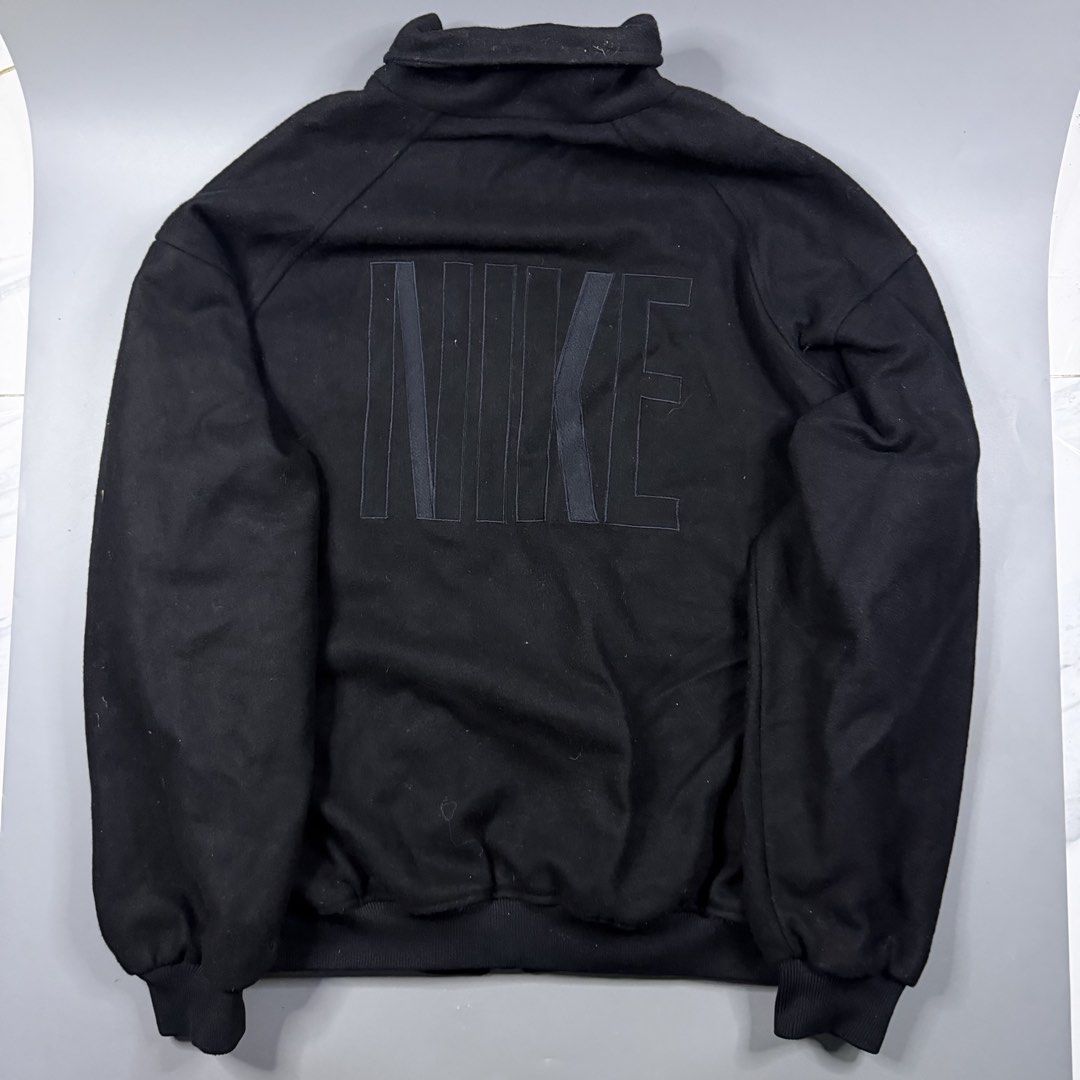 (Vintage 80s) - Nike Big Script Zip Jacket (Category: Coats, Jackets and Outerwear) located in Paranaque City. Submitted by millennial_goodz (Listing ID 1460657226, Image 2). Description: WTS (Vintage 80s) - Nike Big Script Zip Jacket Size XL Dimensions: 25" / 28" Excellent condition Authentic vintage DM.