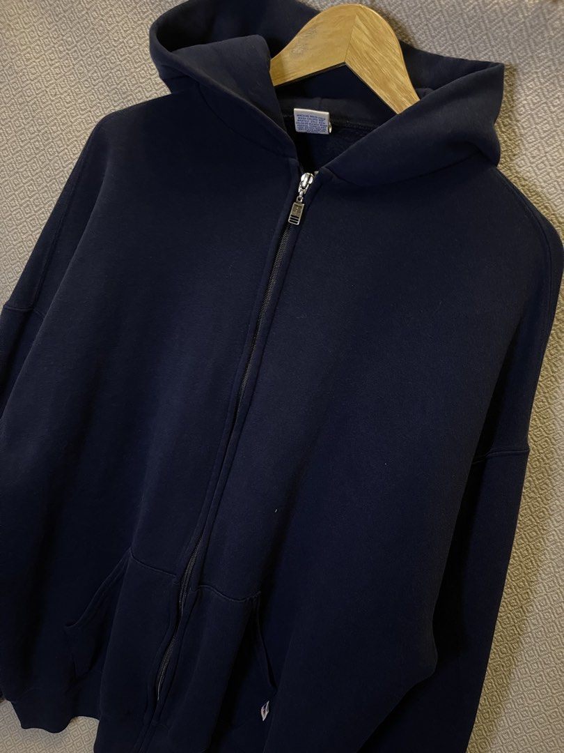 Vintage 90s russell athletic zip up jacket (Category: Coats, Jackets and Outerwear) located in Manila. Submitted by hypestock_mnl (Listing ID 1460569913, Image 2). Description: - stylish - perfect for casual wear - great fit - in good condition - minimal signs of usage - 9.8/10 - money worth! - rare size - see pics for details/issue.