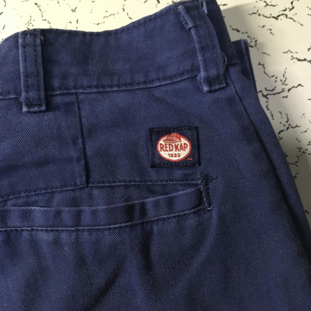 Vintage Red Kap Work Pants Navy Blue (Category: Trousers) located in Cabuyao City. Submitted by ricomalic (Listing ID 1460677617, Image 2). Description: Vintage navy blue Red Kap work pants. still in good condition. Simple workwear style, easy to pair with casual fits. Dimes : 32Wx38L 📍 Meet-up near Mamatid 📦 Delivery via J&T 💳 Payment first / + sf (No Return, No Exchange) 📝 Rfs: Decluttering 📩 Dm me for more details! Negotiable sa sure buye