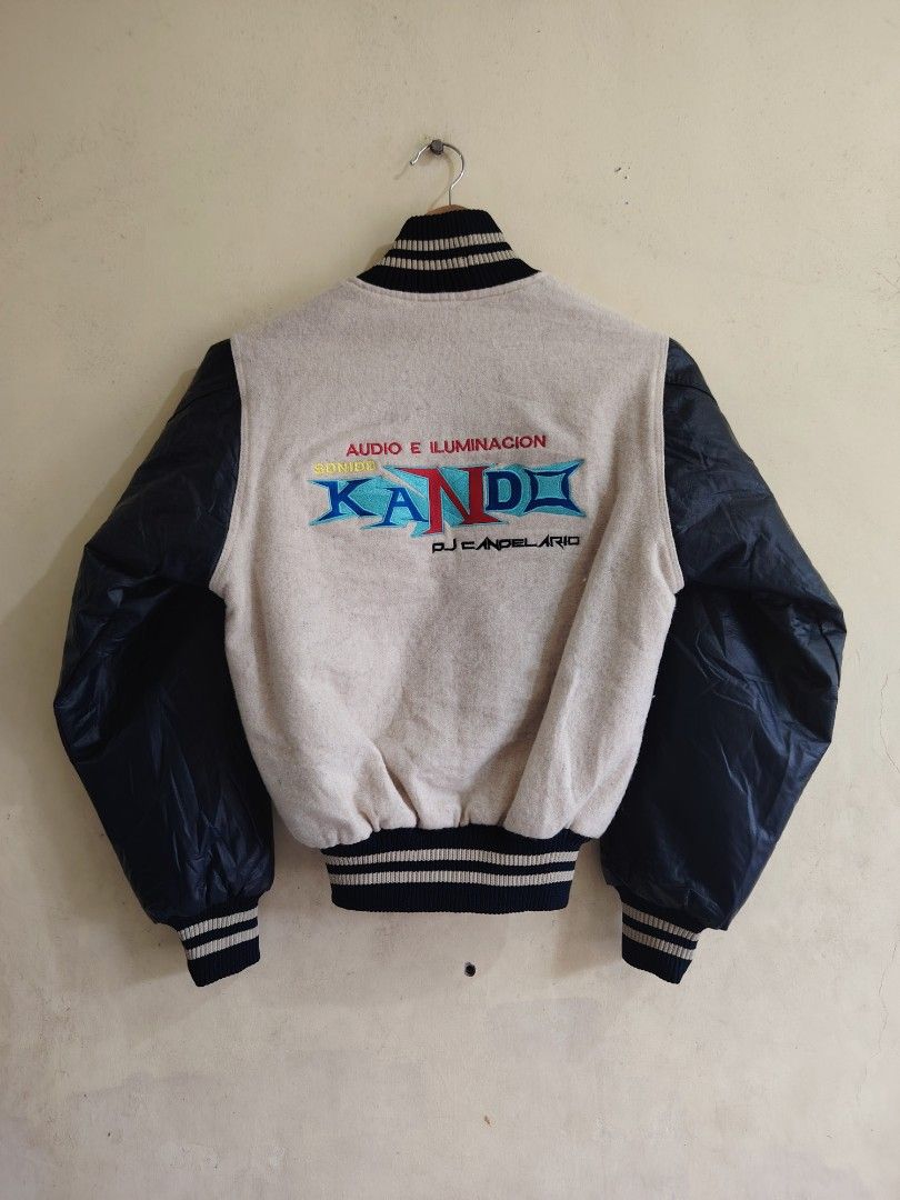 Vintage Varsity Jacket 80's (Category: Coats, Jackets and Outerwear) located in Manila. Submitted by unlithriftsouth (Listing ID 1460572829, Image 2). Description: DIMES : 17.5 X 21.5 ISSUE : CHECK LAST PIC.