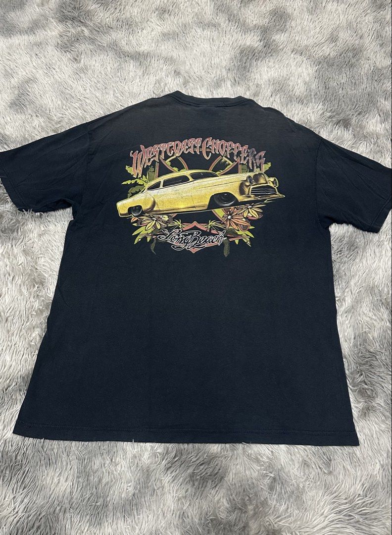 Vintage WCC car tee (Category: Tshirts & Polo Shirts ) located in Manila. Submitted by paulovenegaskalakal2020 (Listing ID 1460512154, Image 2). Description: For sale! Kalakal Vintage WCC car tee West coast ch*ppers 1990's Jesse who WCC tag XLarge- 22.5 width x 32.5 length inches Good fade & Crack prints Pinholes Sign of usage Good MINE 6,890 +sf.