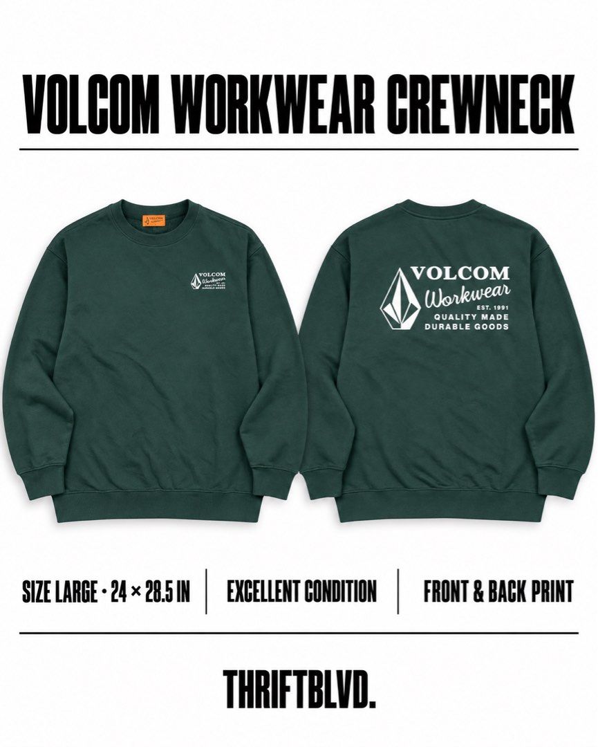 VOLCOM CREWNECK (Category: Coats, Jackets and Outerwear) located in Bulacan. Submitted by thriftblvd. (Listing ID 1460674862, Image 1). Description: .
